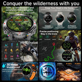 2025New Smart Watch For Men 1.46'' 360*360 HD AMOLED Color Display Voice Call Compass LED Sports Fitness Waterproof Watch Ladies